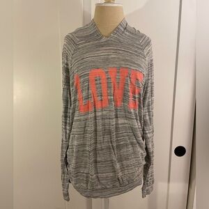 Grey hoodie, women’s maternity. Size L